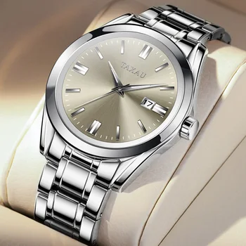 JSDUN Классические повседневные часы для мужчин, водонепроницаемые кварцевые часы из нержавеющей стали, Топ Люксовый бренд, мужские наручные часы Relogios Masculino