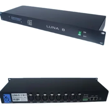 Контроллер Artnet к DMX512, освещение 3/5pin XLR, 8 портов, 8 блоков DMX/SPI для MADRIXS