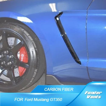 Накладка Воздухозаборника Переднего Бокового Крыла Из Углеродного Волокна Для Ford Mustang Shelby GT350 2019 2020